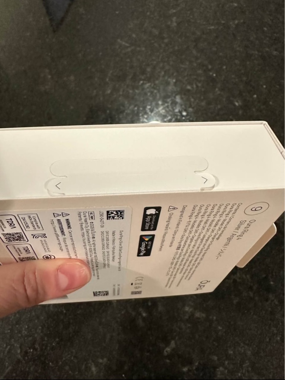 Oura Ring 4 by Oura - Silver Ring Pack (Size 9) new in box never opened - Picture 3 of 4